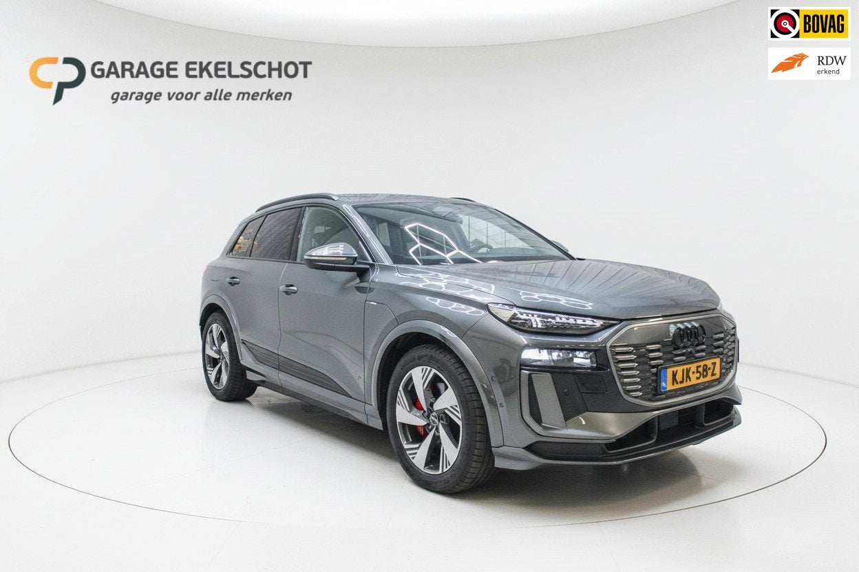 Audi Q6 e-tron S edition quattro 100 kWh|387PK|ACC|Stoel-stu, Auto's, Automaat, Gebruikt, Leder, 625 km