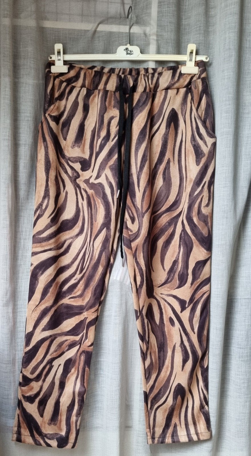 "PRODOTTO" PANTERBROEK, NIEUW, MT 44, Kleding | Dames, Bruin, Maat 42/44 (L), Nieuw, Ophalen of Verzenden