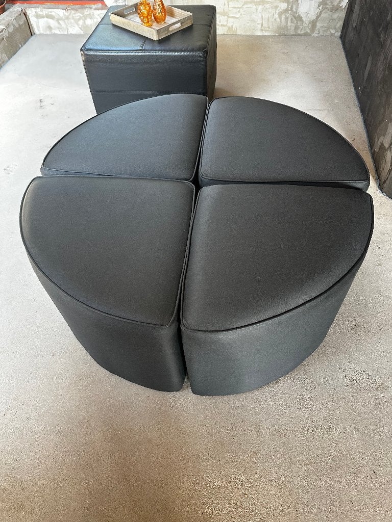 Modulaire Technostoffen Poef/ Comfortabele actieve zithoek, Huis en Inrichting, Ophalen, Gebruikt, Ideale comfortabele actieve zithoek