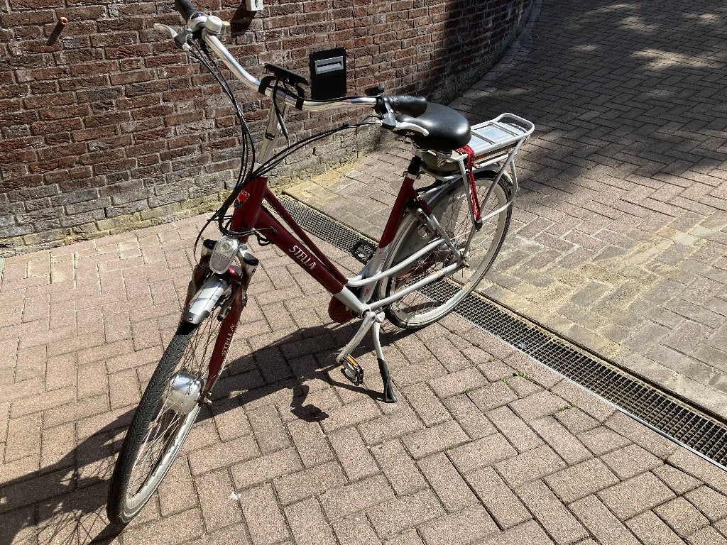 elektrische damesfiets, Gebruikt, Versnellingen, 56 cm of meer, Trommelrem