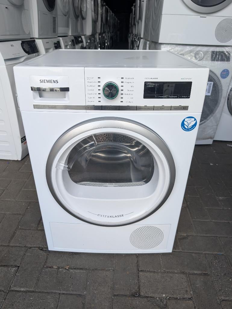 Siemens iQ700 Warmtepompdroger 8KG A+++ WT47W584 Garantie, Witgoed en Apparatuur, 8 tot 10 kg, Refurbished, Ophalen of Verzenden