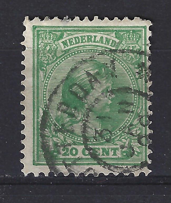 NVPH 40 gebruikt Wilhelmina 1891 : OUD NEDERLAND per stuk, Ophalen of Verzenden, T/m 1940, Gestempeld