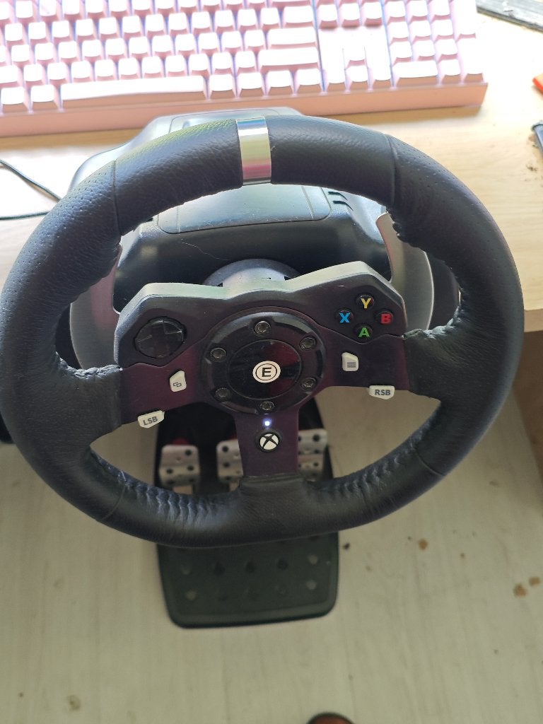Logitech g920, Spelcomputers en Games, Spelcomputers | Overige Accessoires, Zo goed als nieuw, Racestuur, Logitech, Force feedback