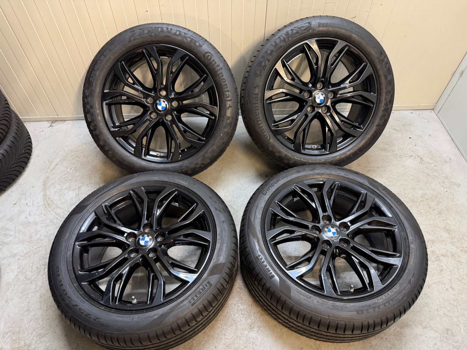 Originele BMW X1 F48 X2 F39 18 inch 566 zomer * 22/23 TPMS, Ophalen, 18 inch, Gebruikt, Banden en Velgen