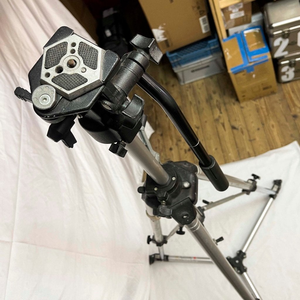Manfrotto statief #117 met manfrotto #136 kop en Dolly, N, 175 cm of meer, Manfrotto, Manfrotto