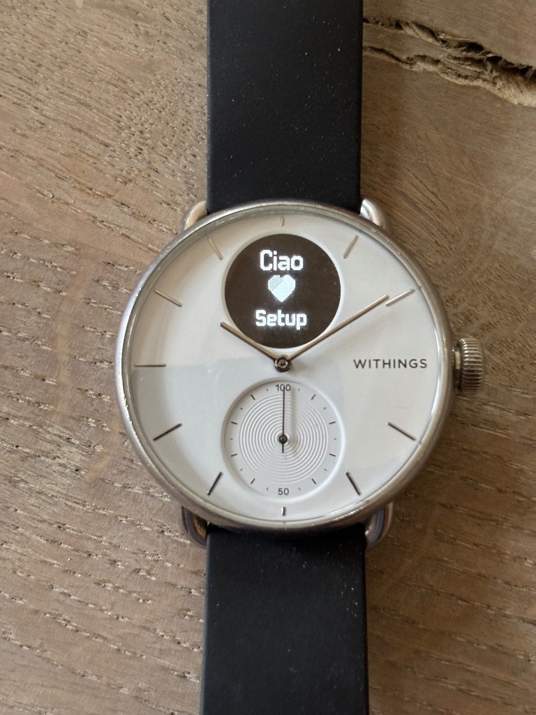 Withings Scanwatch 1 38 mm + BPM Connect + Body Cardio, Ophalen of Verzenden, Zo goed als nieuw