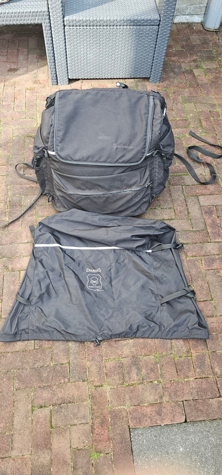Deemeed Explorer Motortas 65L Cordura Incl. regenhoes, Motoren, Ophalen of Verzenden, Gebruikt