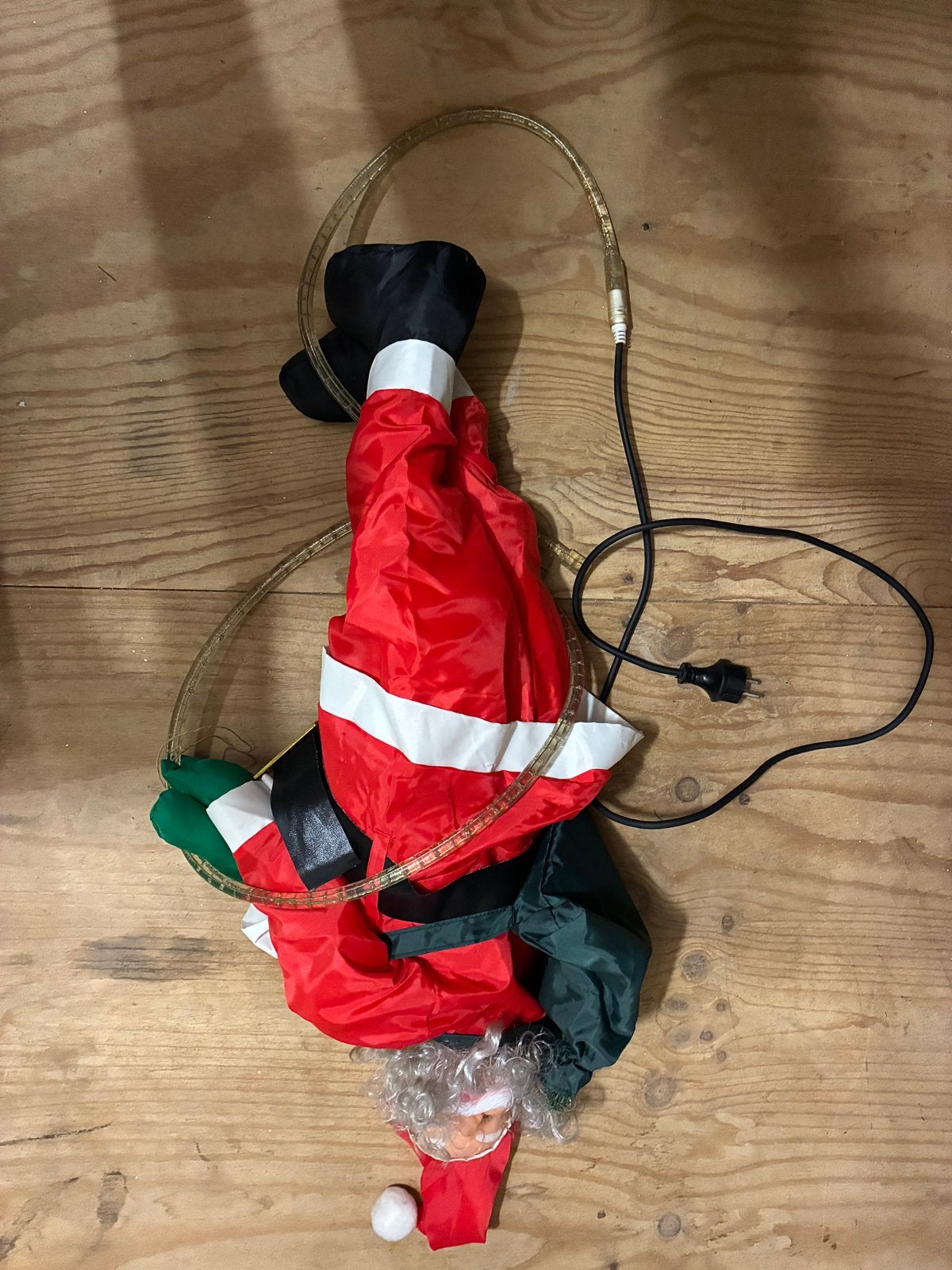 Kerstman met lichtslang, Ophalen of Verzenden