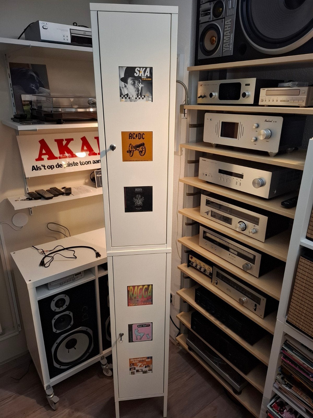 IKEA  CD-kast door Thomas Sandell  uit de jaren 90, Ophalen, Gebruikt, 150 discs of meer, Metaal