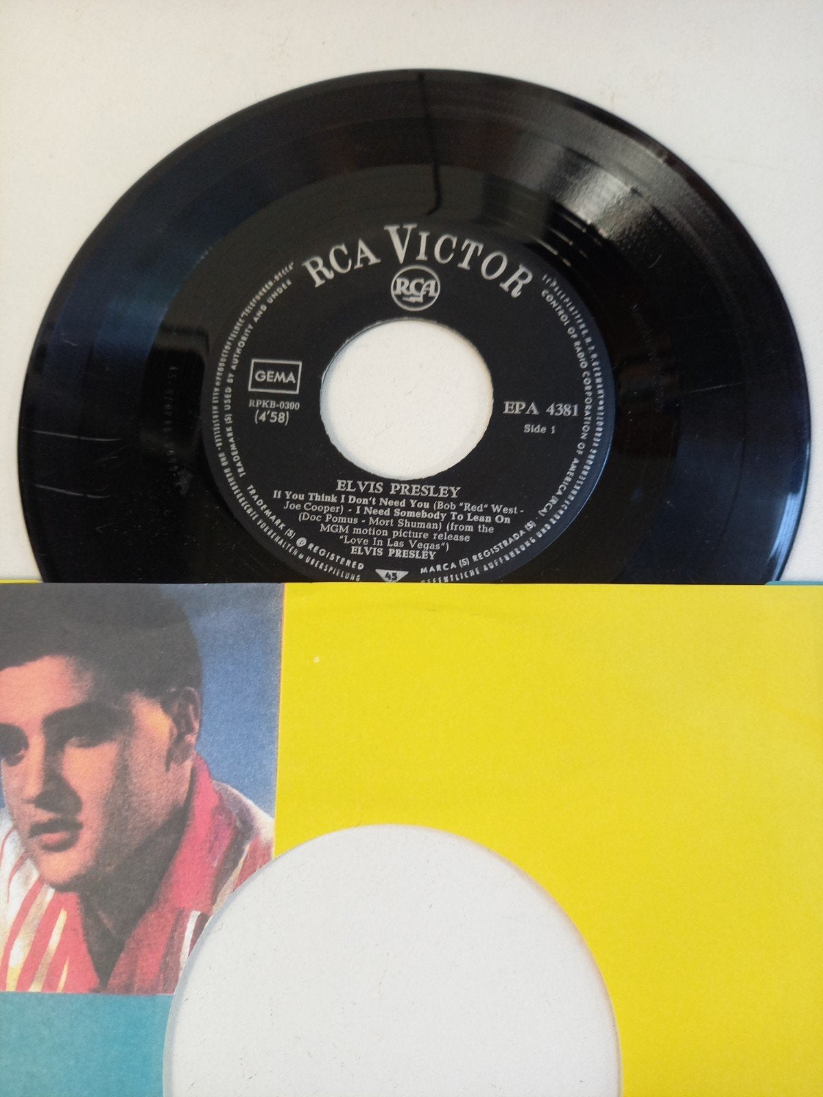 Elvis Presley epa 4381, Ophalen of Verzenden, Zo goed als nieuw, Pop
