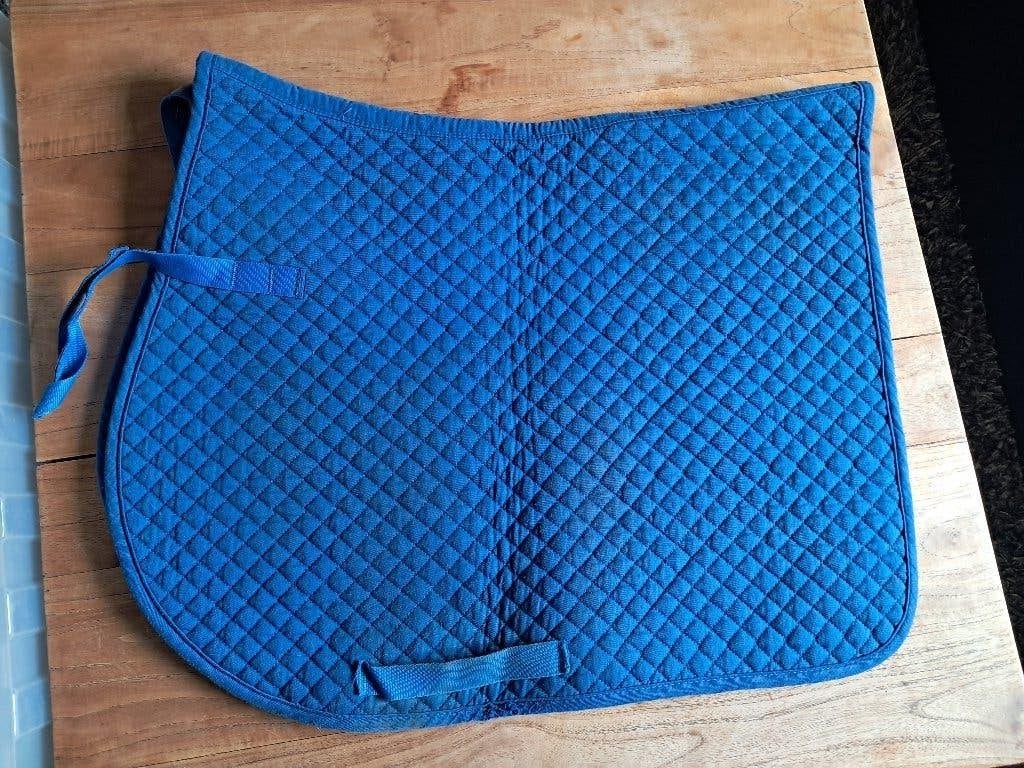 Zadeldekje blauw, Ophalen, Gebruikt