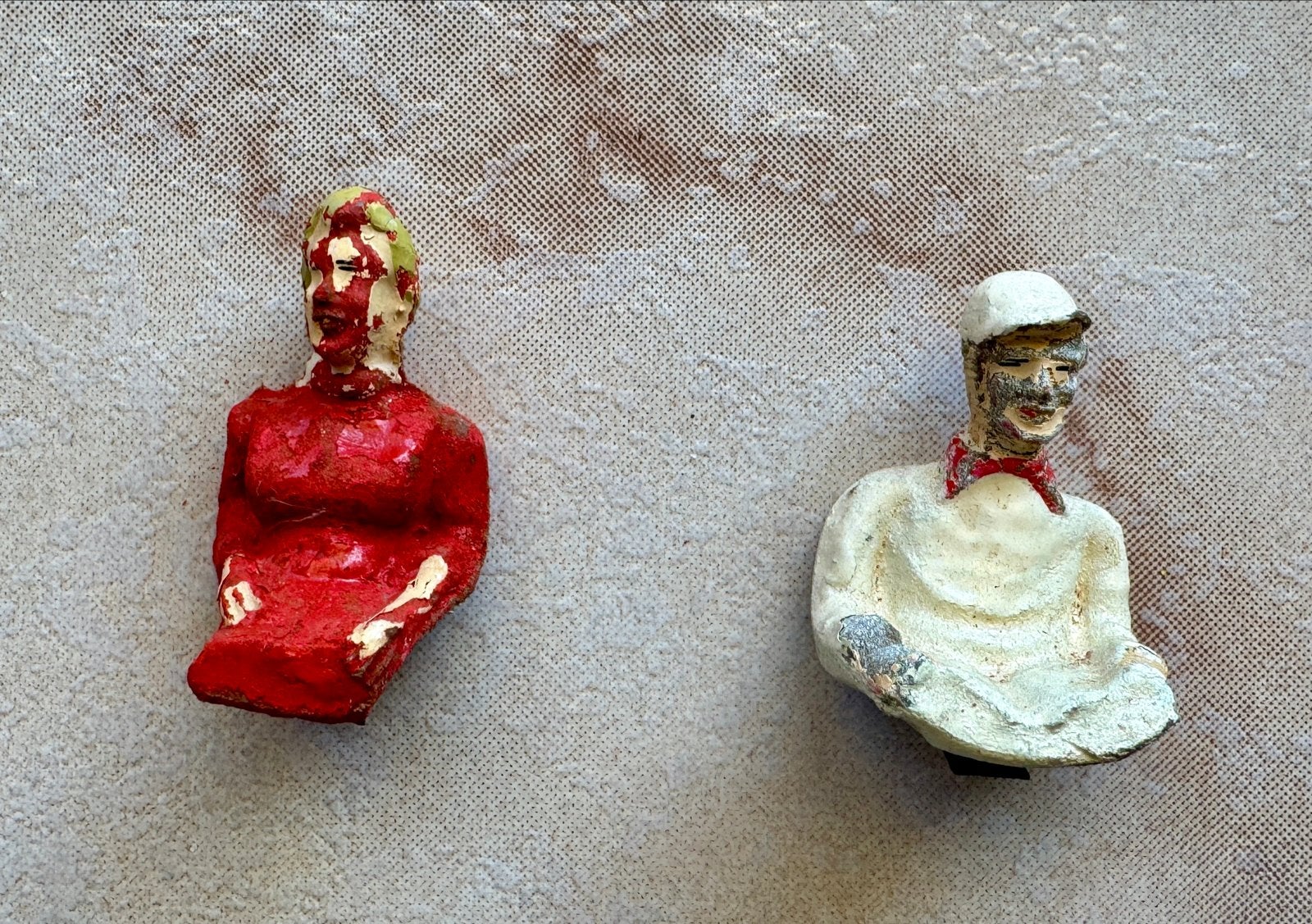 Vintage poppetjes jaren 50, Ophalen of Verzenden, Gebruikt, Groter dan 1:32