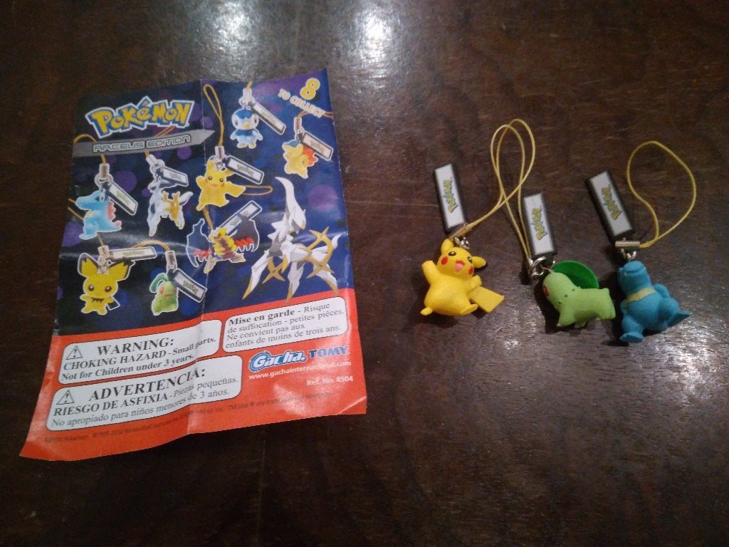 Sleutelhangers Gacha Tomy Arceus edition, Ophalen of Verzenden, Zo goed als nieuw