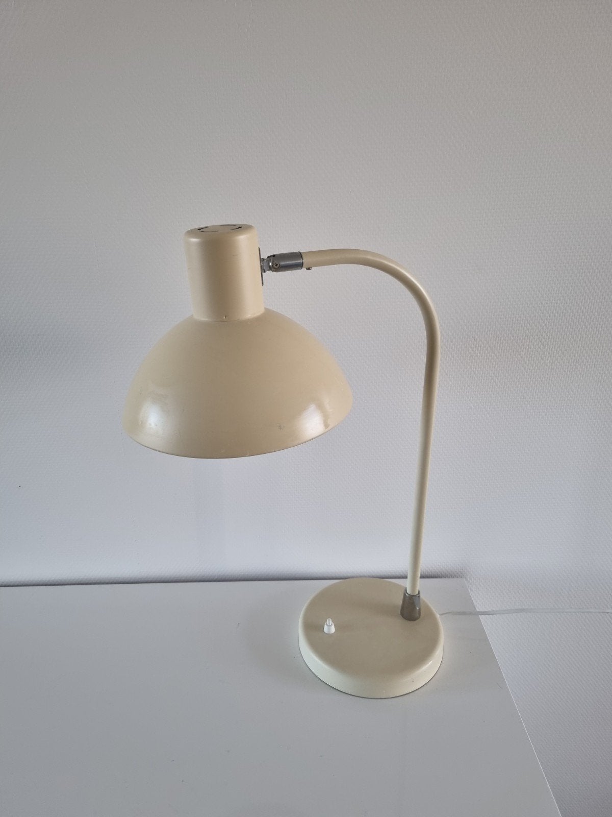 Vintage IKEA bureaulamp A9902 - Crème, Gebruikt, 50 tot 75 cm, Ophalen of Verzenden, Vintage, Retro, Industrieel
