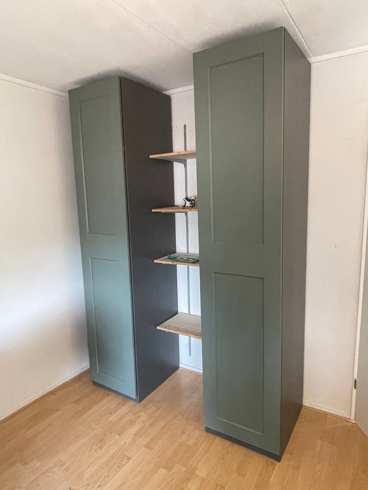 2x IKEA PAX Kledingkast groen - nieuw!, Ophalen, Gebruikt, 100 tot 150 cm, 200 cm of meer