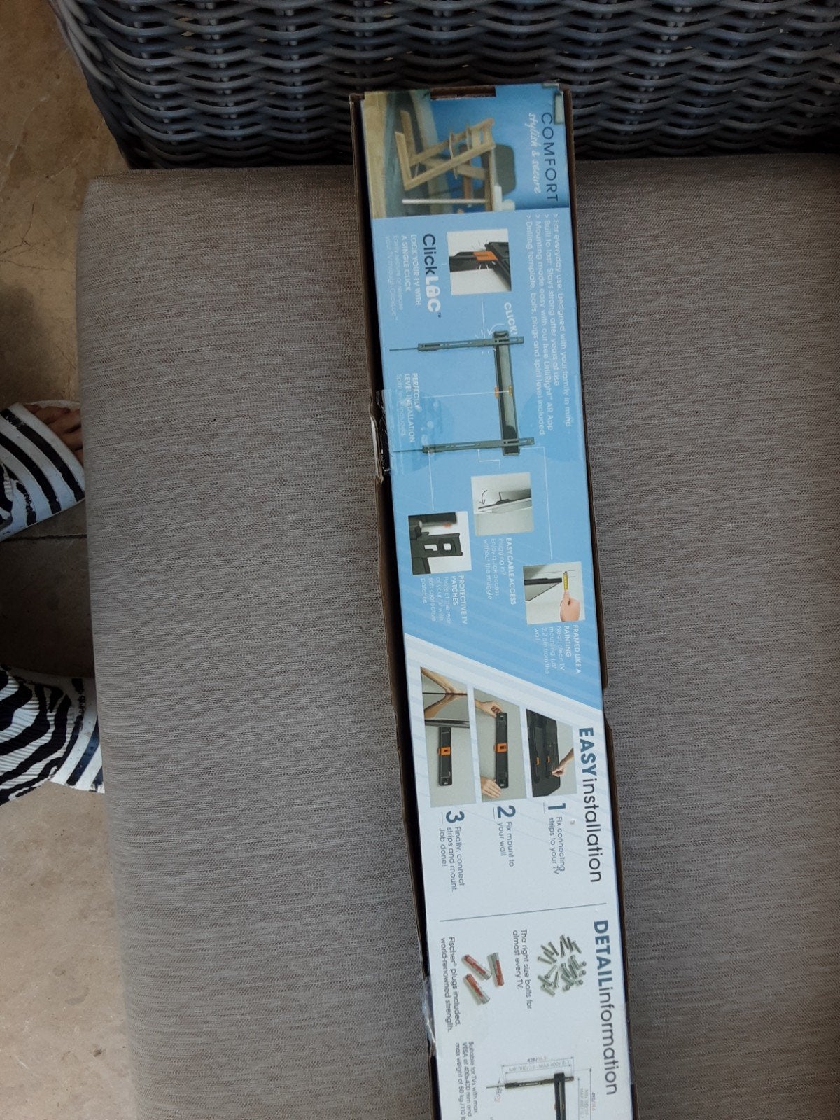 Nieuwe Vogel's Fixed TV Muurbeugel (32-77 inch, 50 kg), Audio, Tv en Foto, Televisiebeugels, Ophalen, Nieuw