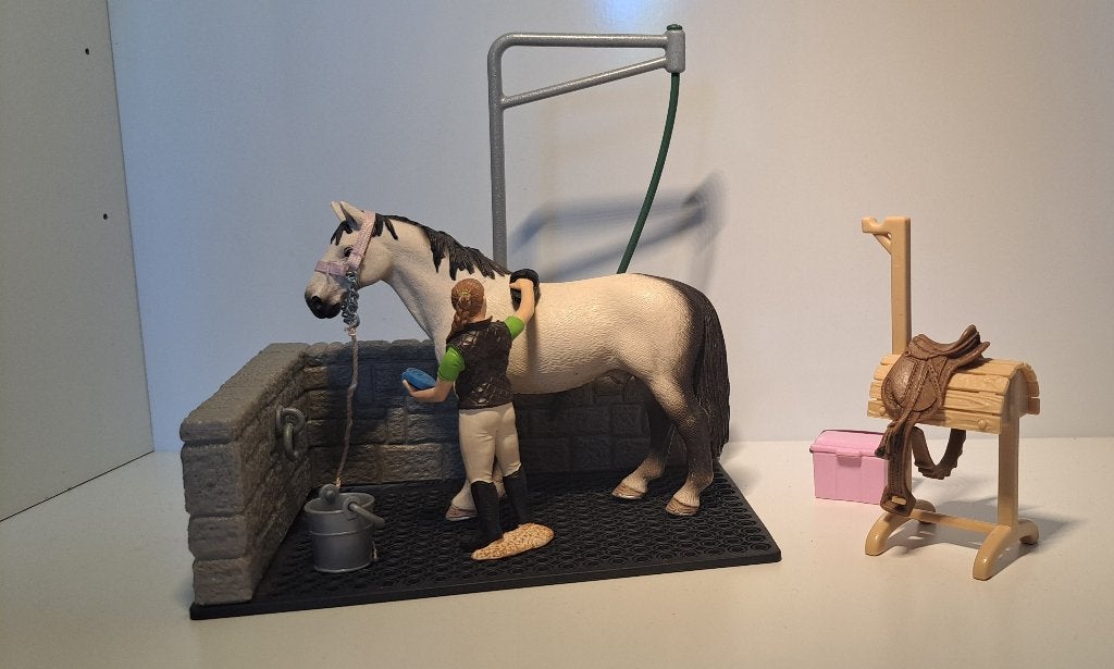 Schleich wasplaats 42104 (2014), Verzamelen, Speelgoed, Ophalen, Gebruikt