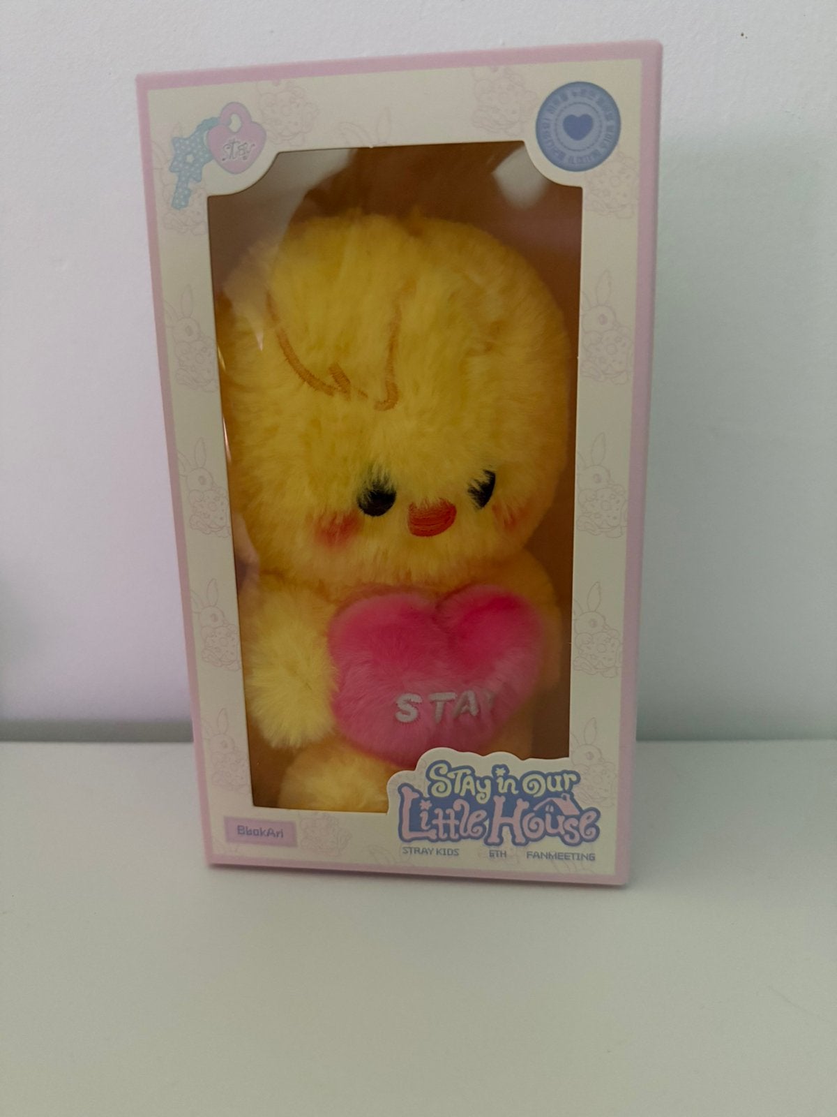 Felix Stray Kids Bbokari SKZOO voice plushy official!!, Ophalen of Verzenden, Nieuw, Pop, Beeldje of Miniatuur