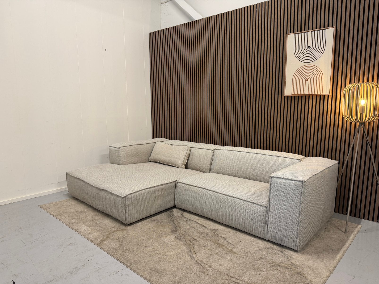 Fest Dunbar - Hoekbank - Beige - Zeer Nette Staat, Huis en Inrichting, Ophalen of Verzenden, Zo goed als nieuw, 150 cm of meer