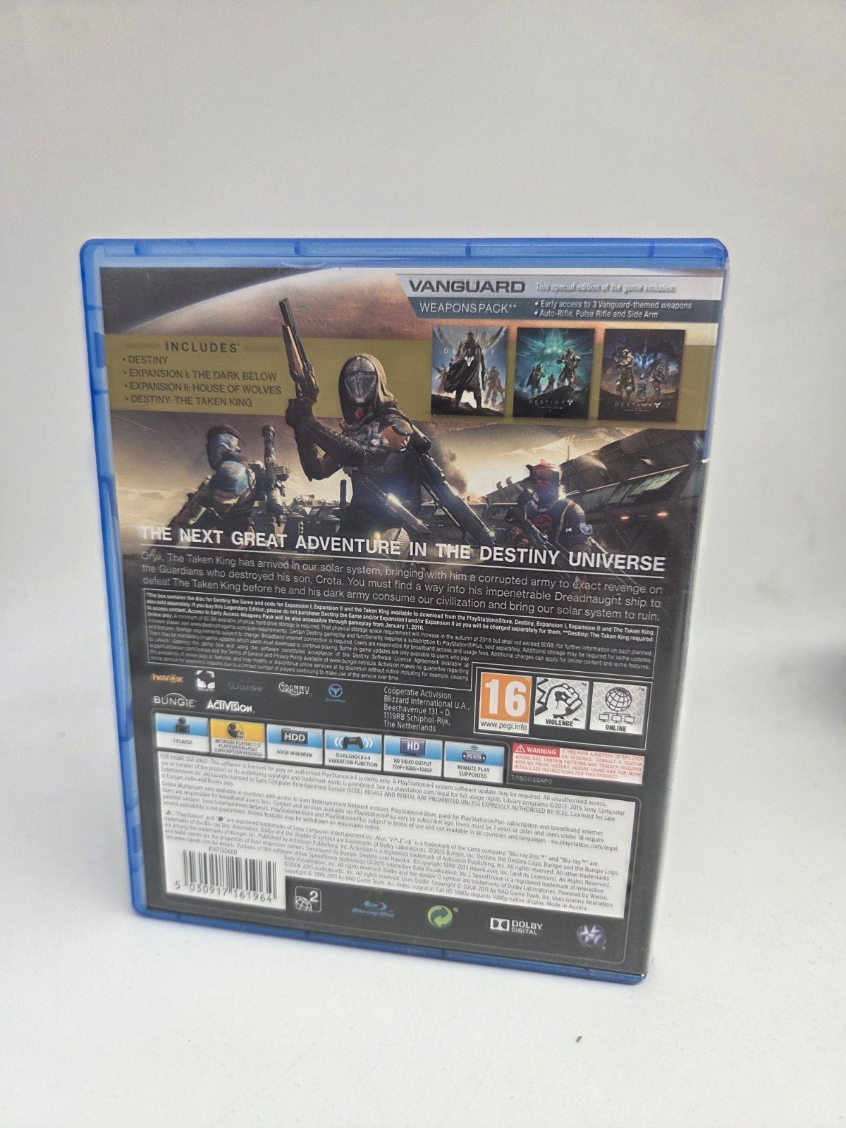 Destiny The Taken King Legendary Edition PS4, Online, Bungie Inc., 550 106th Ave NE, Bellevue, WA 98004, USA, Bungie, Shooter