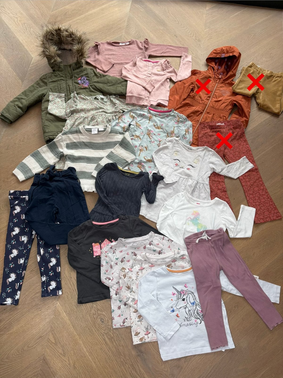 Meisjeskleding bundel pakket, maat 92/98, herfst & winter, Ophalen of Verzenden, Zo goed als nieuw, Maat 86