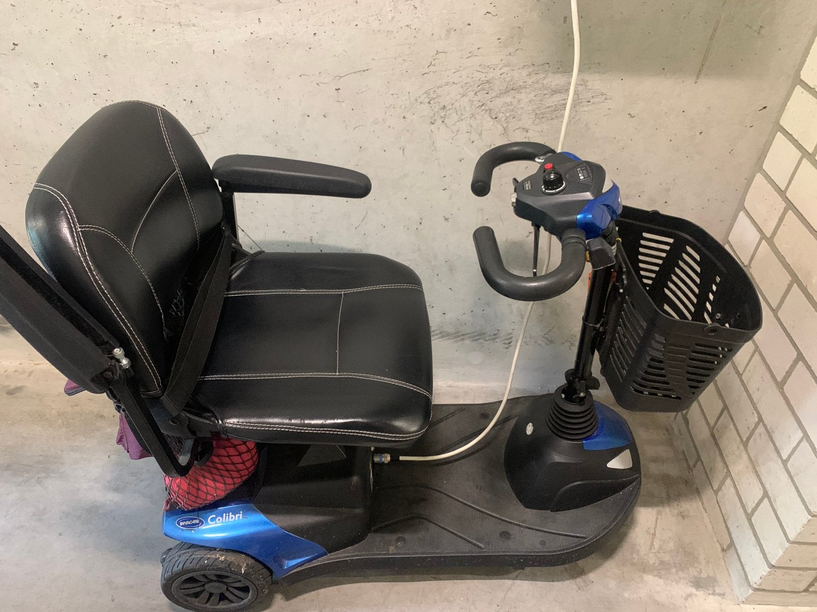 Scootmobiel Colibri blauw, Ophalen, Gebruikt, 10 km/u of minder