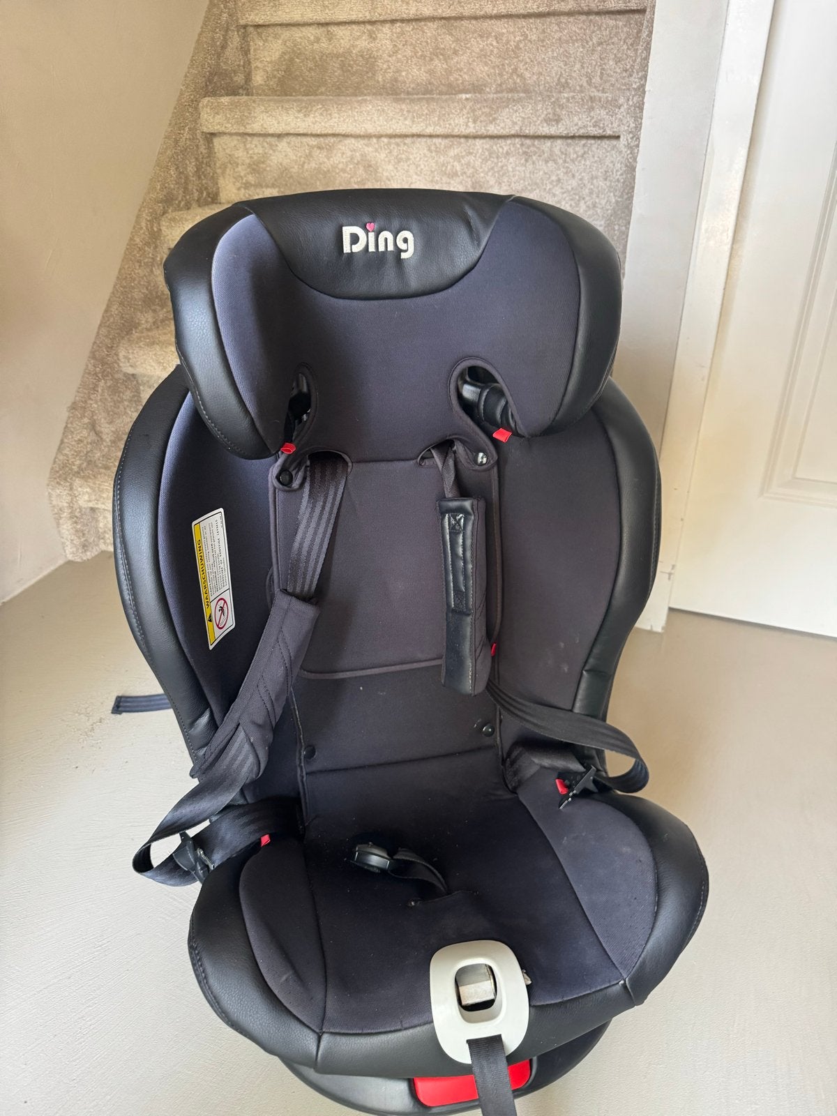 Ding autostoel - Zwart, comfortabel en veilig, Overige merken, Verstelbare rugleuning, Ophalen of Verzenden, 9 t/m 36 kg