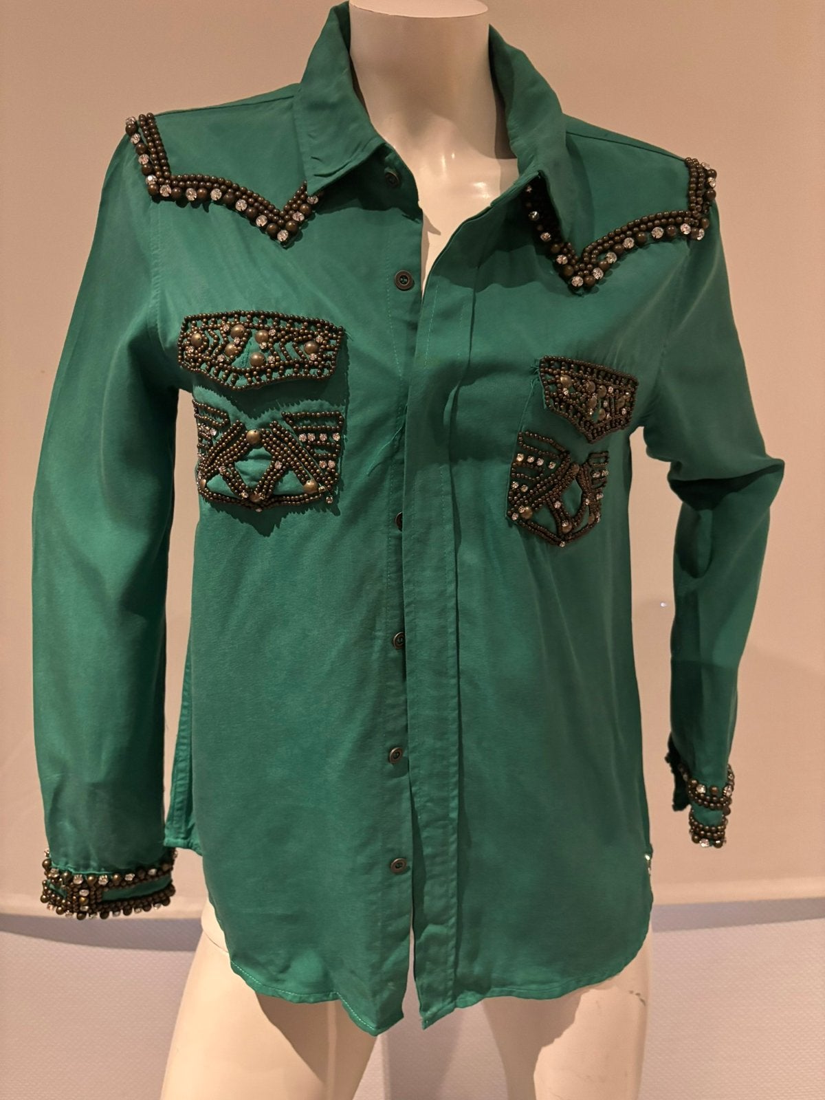 Glamorous blouse met kralen maat m, Maat 38/40 (M), Ophalen of Verzenden, Zo goed als nieuw, Glamorous