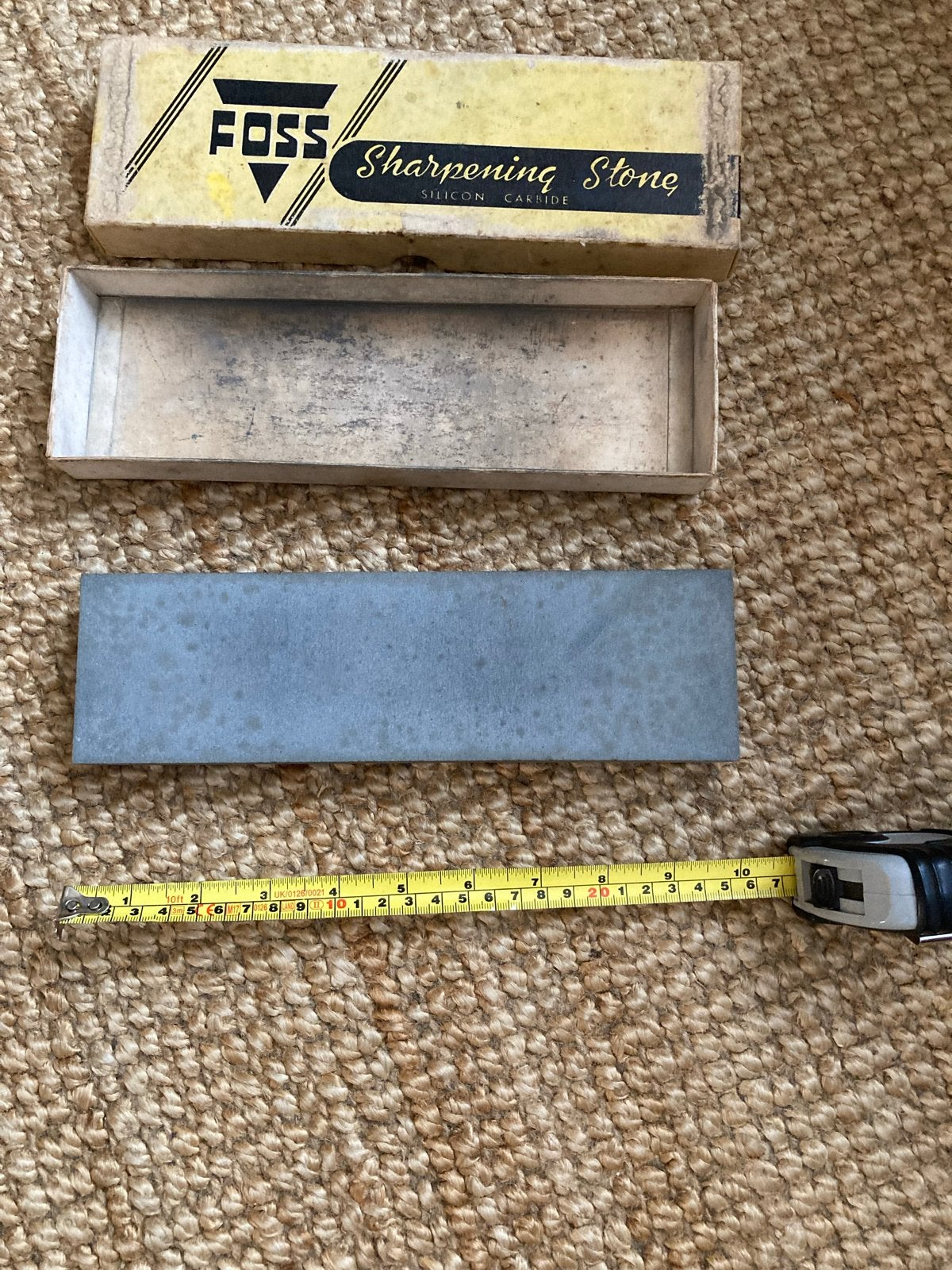 FOSS Sharpening Stone 7205 Silicon Carbide Slijpsteen, Ophalen of Verzenden, Gebruikt, Overige typen, Overige merken