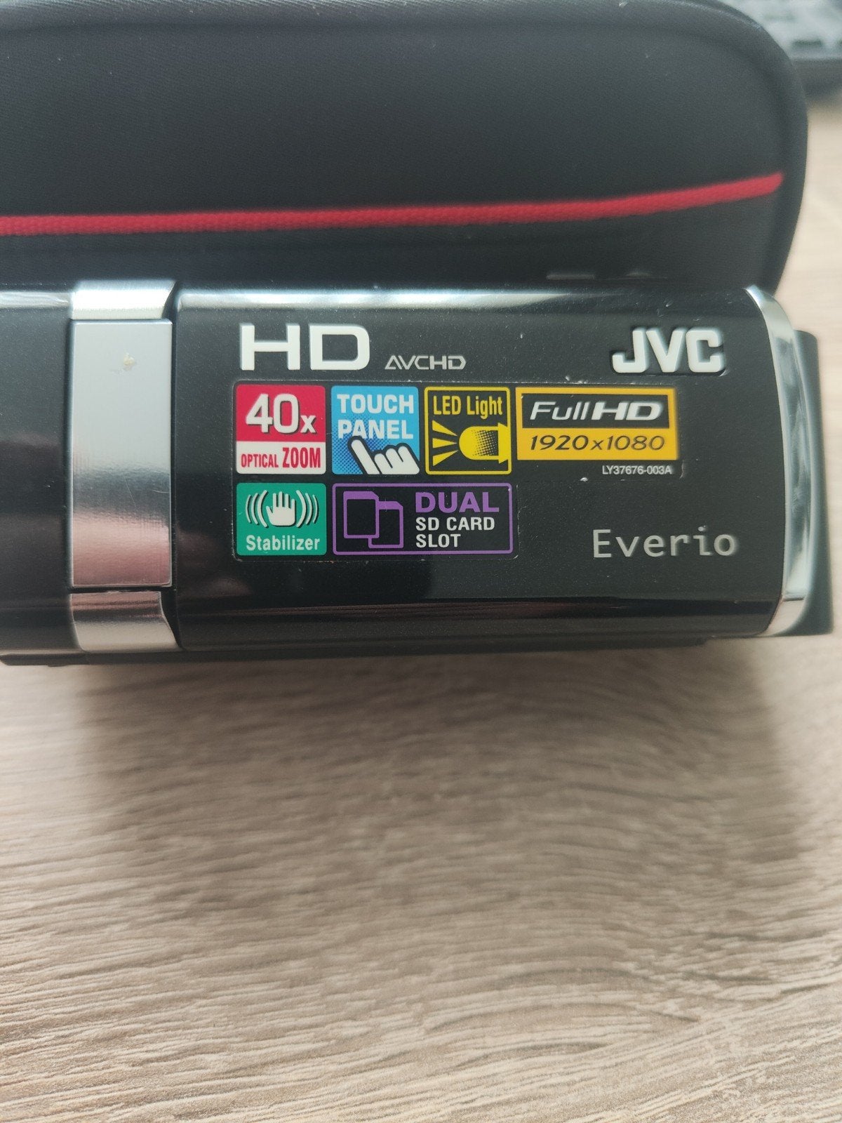 JVC Everio Full HD Camcorder met 40x Optische Zoom, 20x of meer, Overige soorten, Ophalen of Verzenden, Zo goed als nieuw
