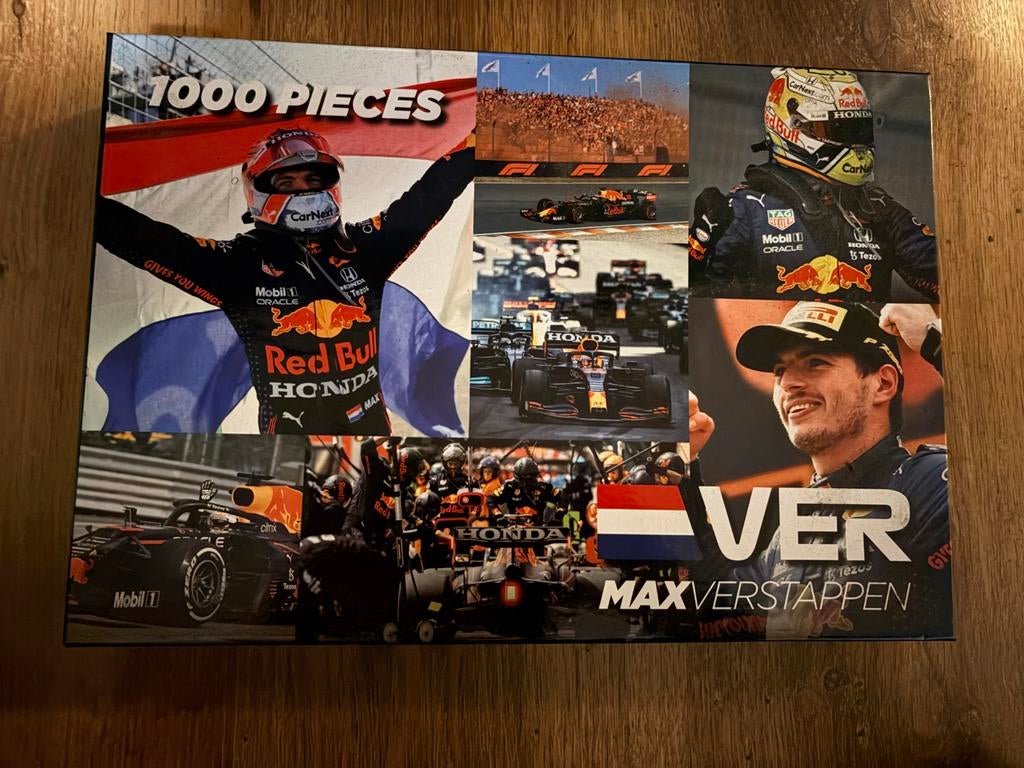 Max Verstappen Formule 1 Puzzel - 1000 Stukjes, Ophalen of Verzenden, Zo goed als nieuw