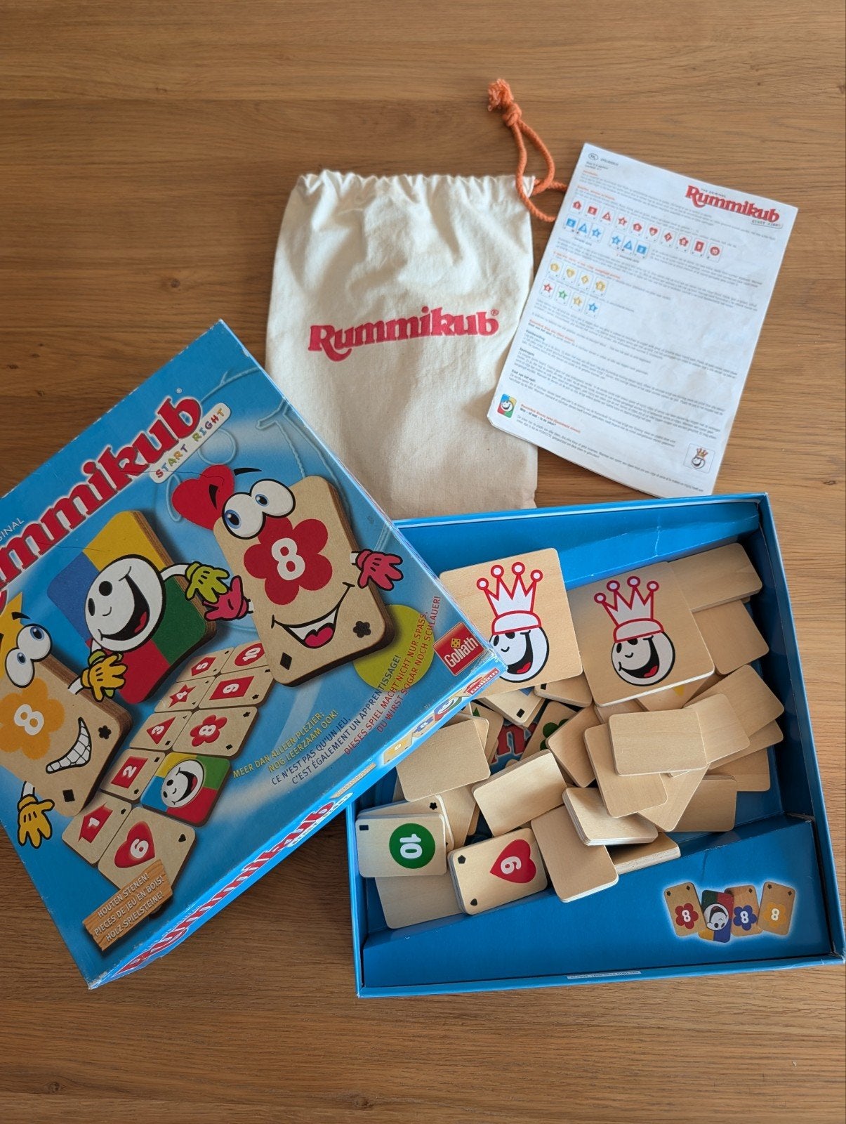 Rummikub Junior - Start Right, Drie of vier spelers, Ophalen of Verzenden, Zo goed als nieuw, Goliath