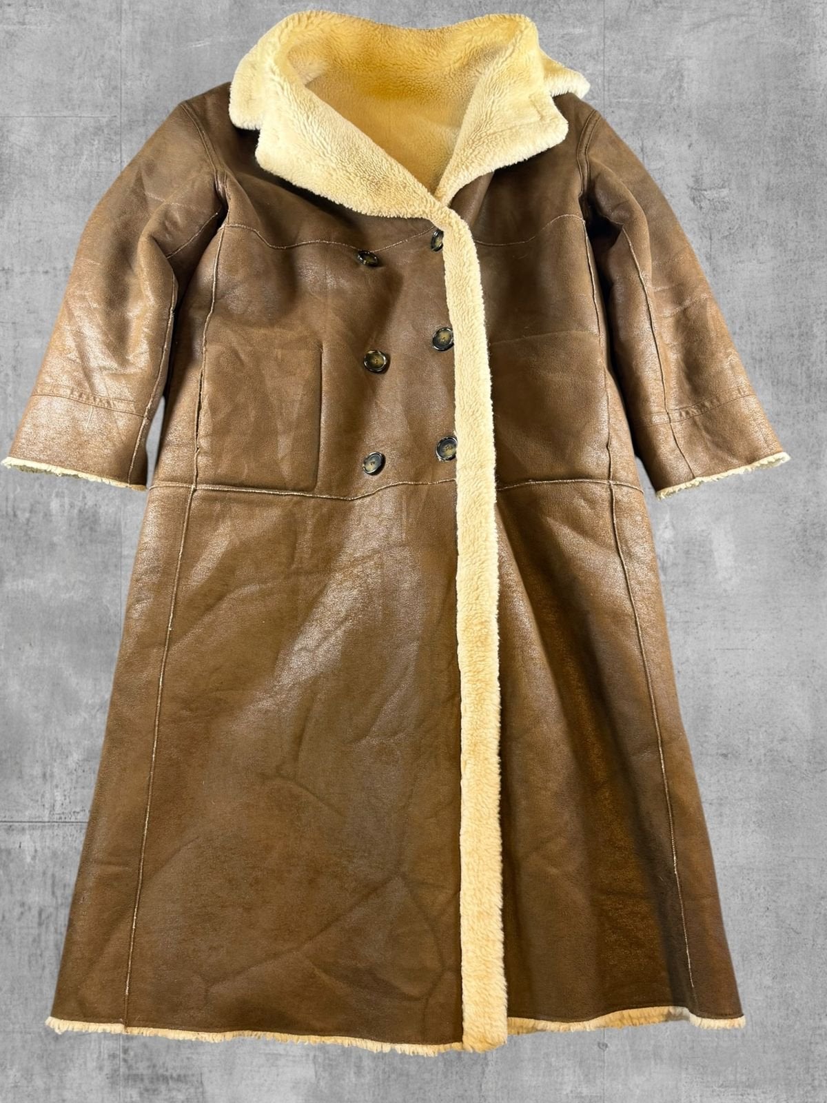 Vintage Dressing Afghaanse jas zwart dames maat XS, Bayline Vintage Trading, Verzenden, Zwart, Zo goed als nieuw