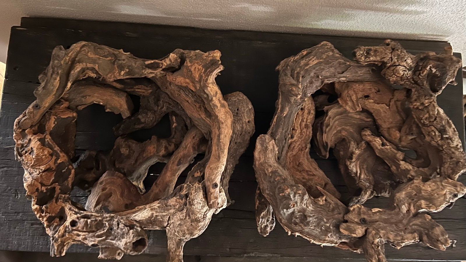 Unieke houten wortelschalen – pure natuurlijke eyecatche, Ophalen of Verzenden