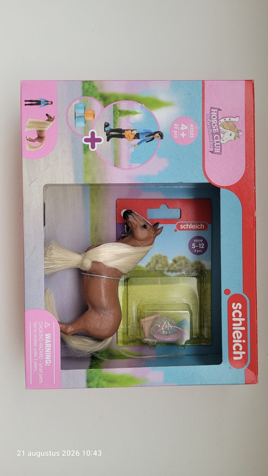 Schleich Horse Club Paardenbox met Arabische merrie, Ophalen of Verzenden