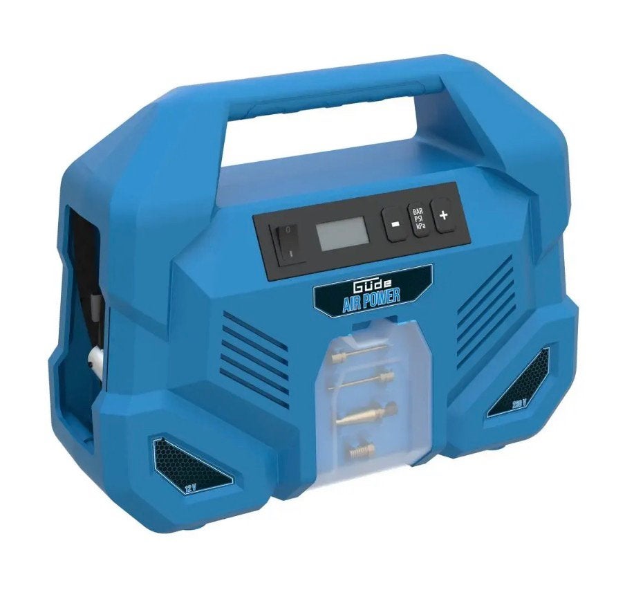 Güde Airpower Dual Drive 12/230V/5-delige Compressor, Ophalen, 100 liter of meer, Nieuw, Minder dan 200 liter/min