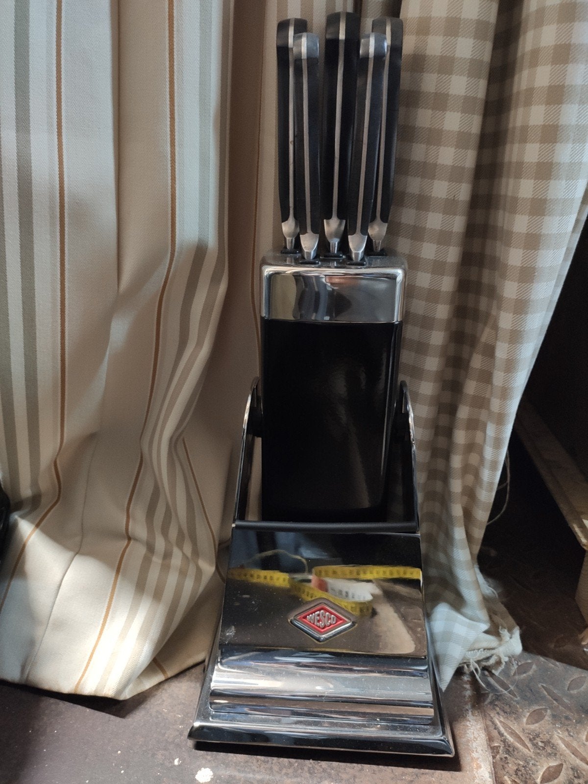 Wesco messenblok. WD-18., Huis en Inrichting, Keuken | Bestek, Rvs of Chroom, Ophalen of Verzenden