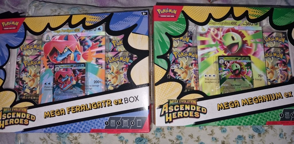 Ascended Heroes: Mega Meganium ex Box, Hobby en Vrije tijd, Verzamelkaartspellen | Pokémon, Ophalen, Foil