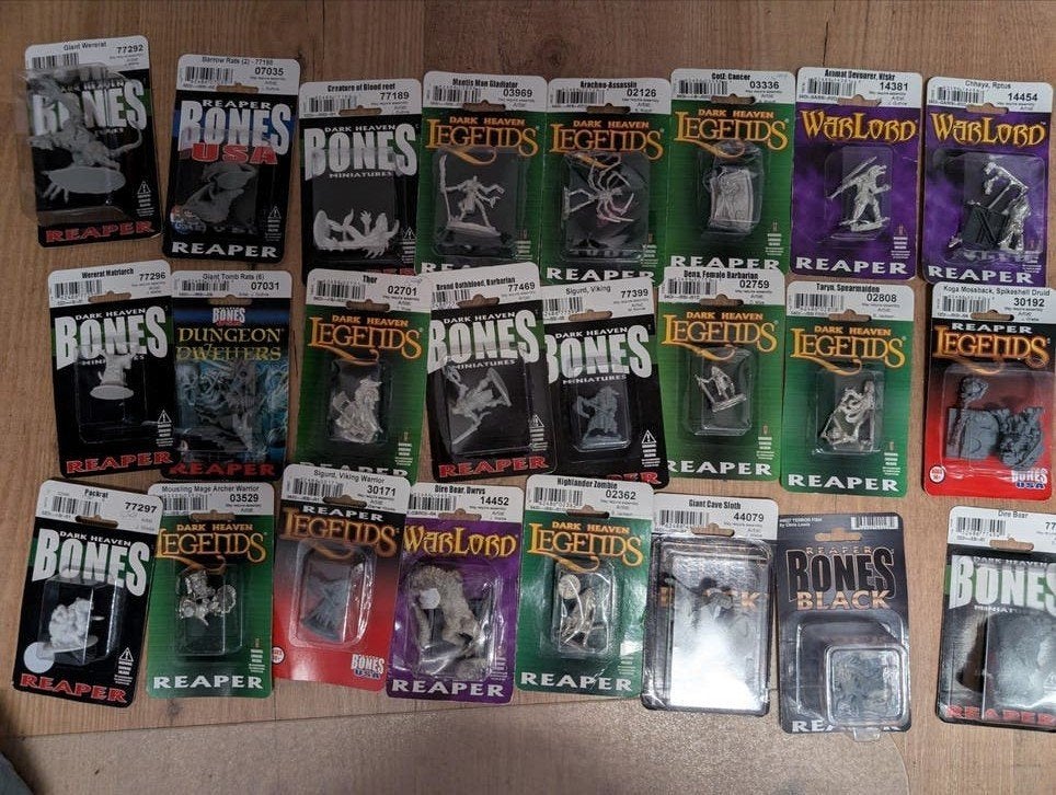 Reaper Miniatures - Diverse Fantasy en Warlord Figuren, Ophalen of Verzenden, Nieuw, Warhammer, Figuurtje(s)