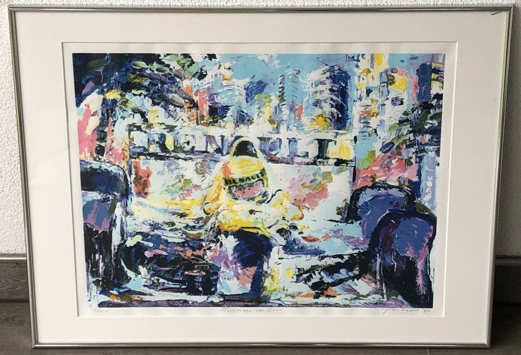 LITHO - HOMMAGE AAN SENNA - AYRTON SENNA - FORMULE 1, Ophalen