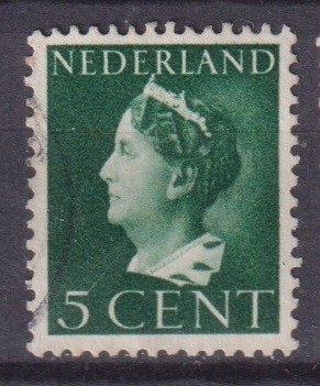 Nederland 1940 332 Kon. Wilhelmina GEST3, Verzenden, Gestempeld, Koningshuis