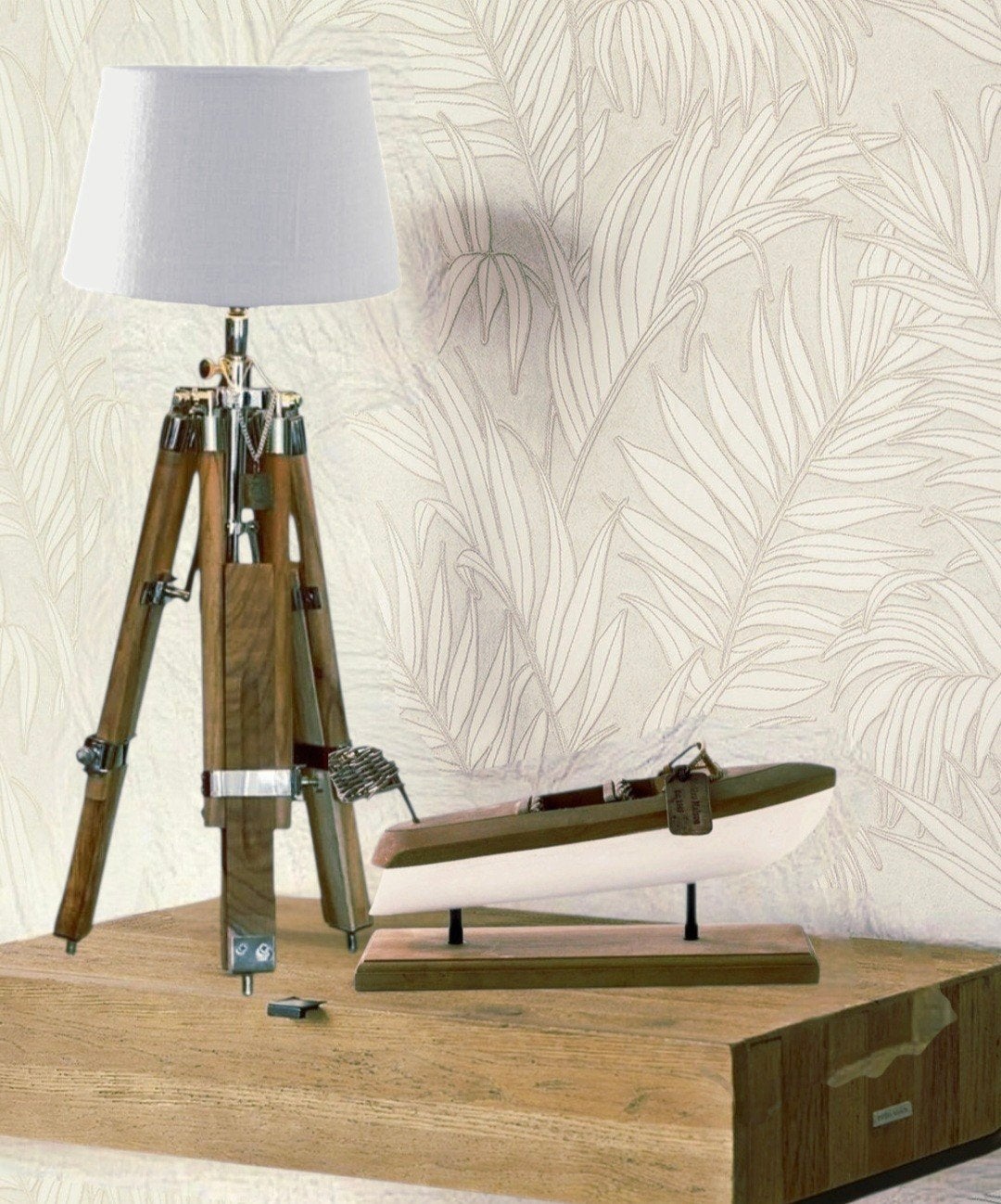 Rivièra maison lamp & rivièra maison boot, Ophalen of Verzenden