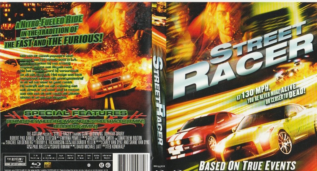 Street racer blu ray ( ned. Ondert.), Ophalen of Verzenden, Zo goed als nieuw, Actie
