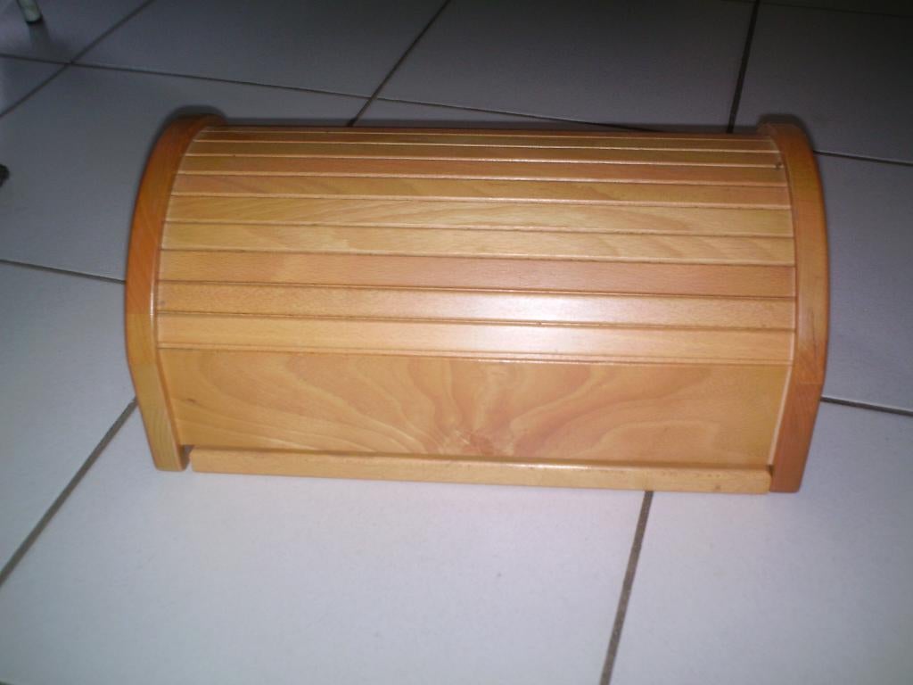 Broodtrommel - beuken blank gelakt. Nieuw !!, Ophalen of Verzenden, Nieuw, Hout