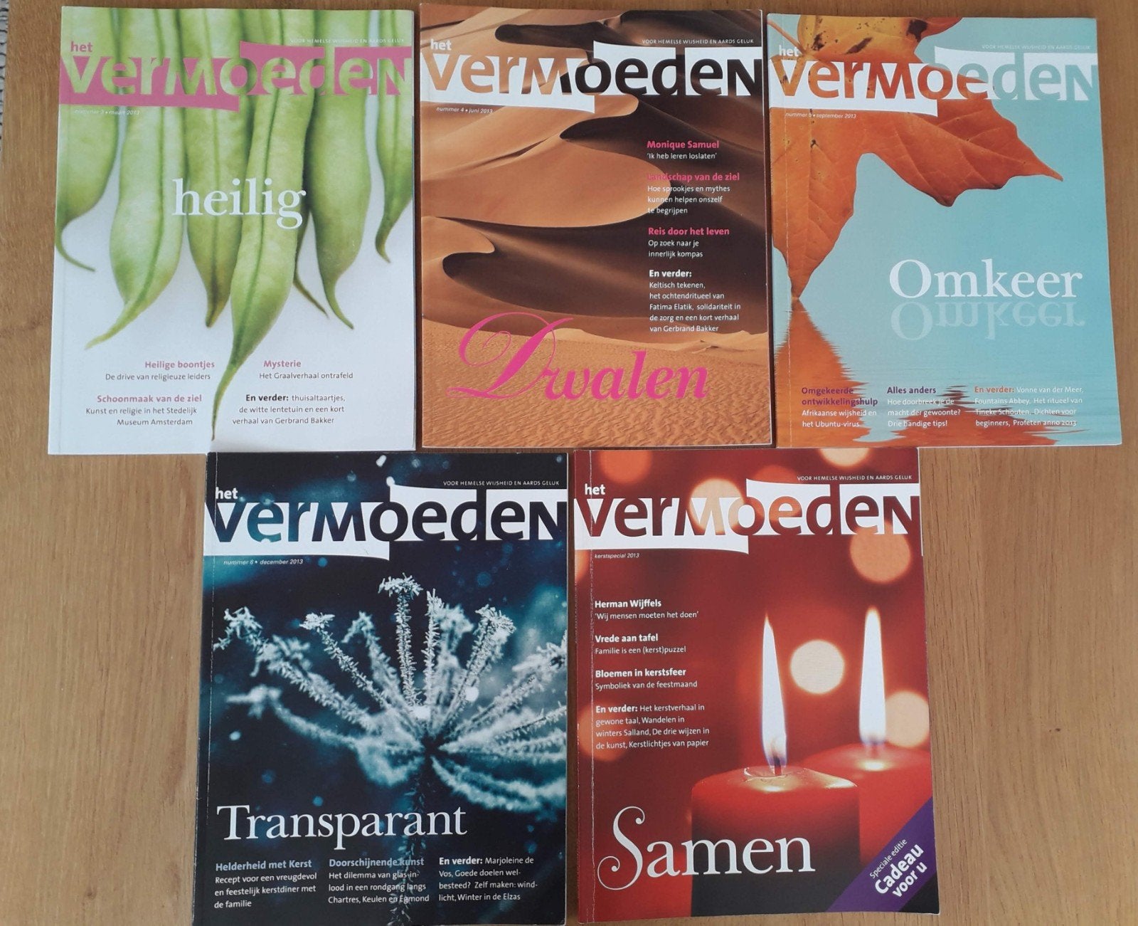 'HET VERMOEDEN'; inspiratievolle tijdschriften!, Ophalen of Verzenden