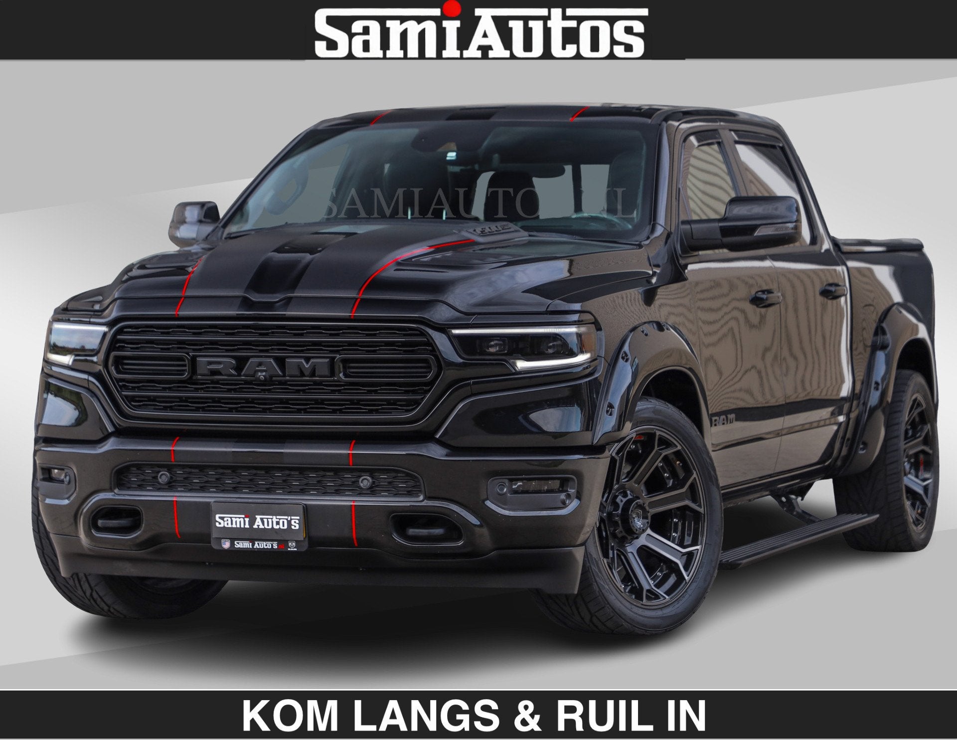 Dodge Ram WIDE BODY | LIMITED | 5.7 V8 | 59950,- excl | STRI, Auto's, Automaat, Dealer onderhouden, Gebruikt, 5654 cc