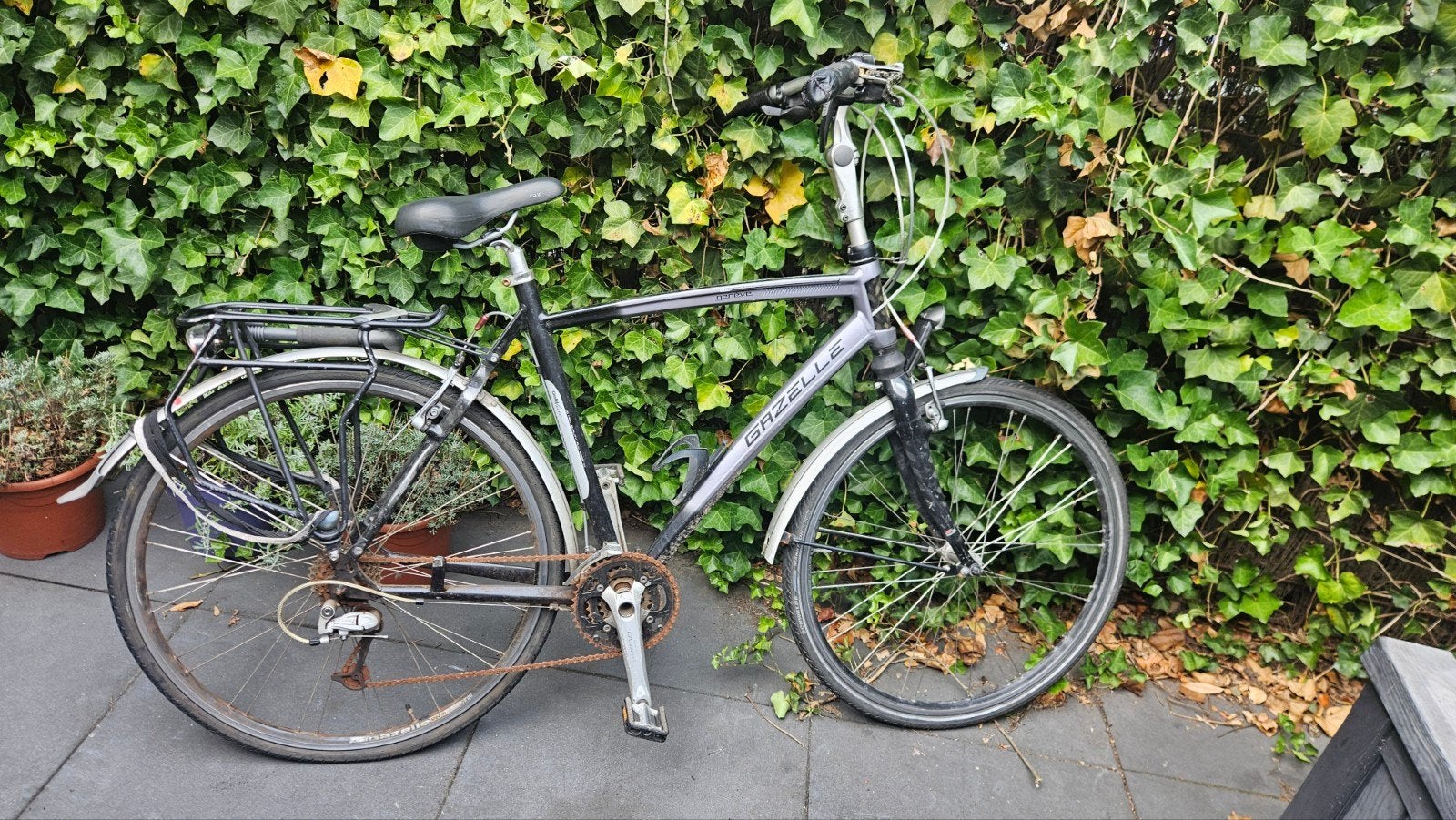 Gazelle Genéve Opknapper Fiets met Shimano Deore, Fietsen en Brommers, Fietsen | Heren | Herenfietsen, Ophalen, Gebruikt, Velgrem