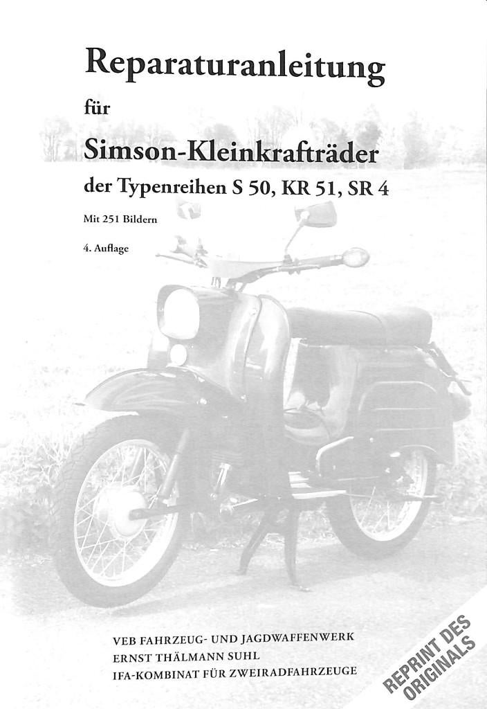 Simson Schwalbe  Reparaturanleitung - Ersatzteile, Technik,, Verzenden, Overige merken