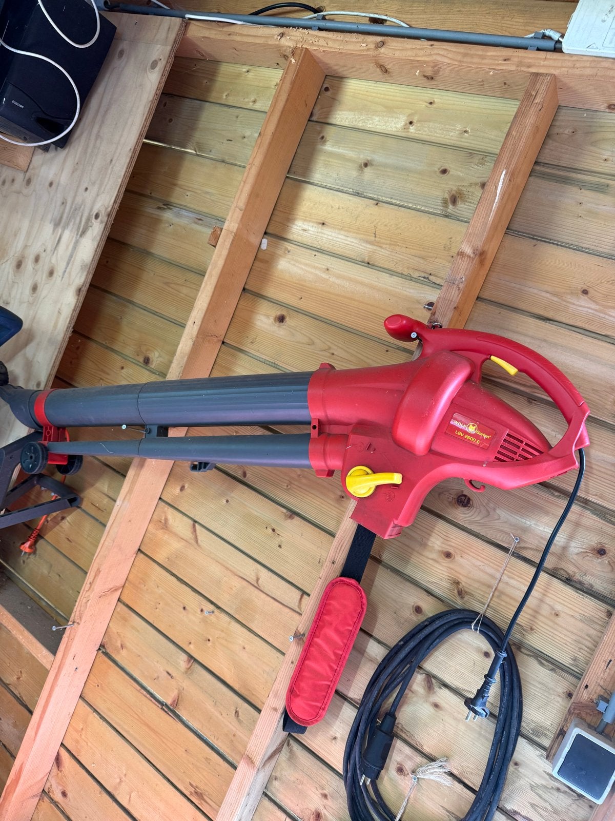 Wolf-Garten LBV 2600 E Bladblazer/Bladzuiger, Ophalen, Gebruikt, Handgedragen, Met versnipperfunctie