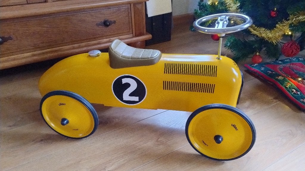 Grote Klassieke sport loopauto Vilac 1911 volledig metaal, Kinderen en Baby's, Speelgoed | Buiten | Voertuigen en Loopfietsen